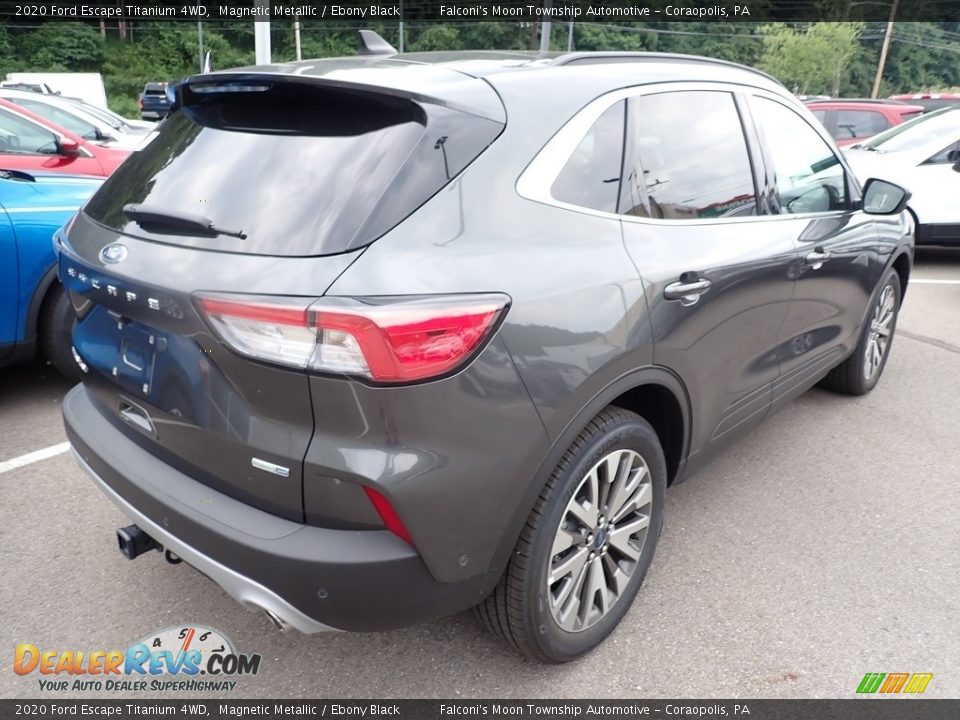 2020 Ford Escape Titanium 4WD Magnetic Metallic / Ebony Black Photo #2