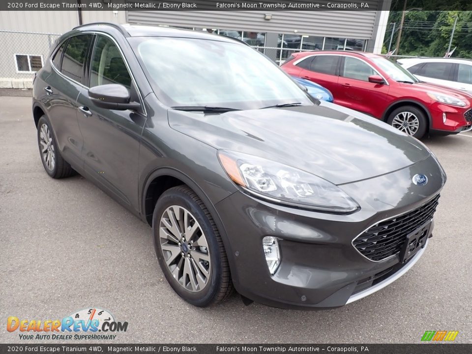 2020 Ford Escape Titanium 4WD Magnetic Metallic / Ebony Black Photo #3