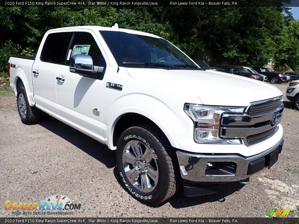2020 Ford F150 King Ranch SuperCrew 4x4 Star White / King Ranch Kingsville/Java Photo #3