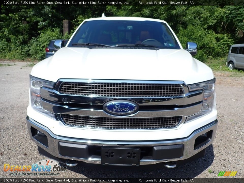 2020 Ford F150 King Ranch SuperCrew 4x4 Star White / King Ranch Kingsville/Java Photo #4