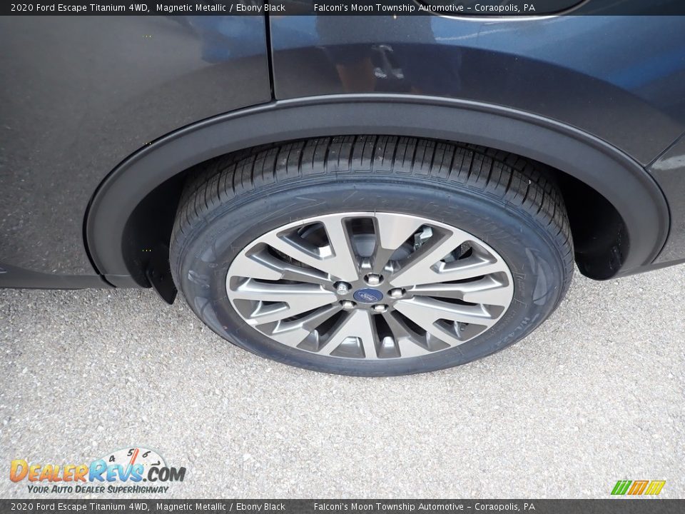 2020 Ford Escape Titanium 4WD Magnetic Metallic / Ebony Black Photo #7