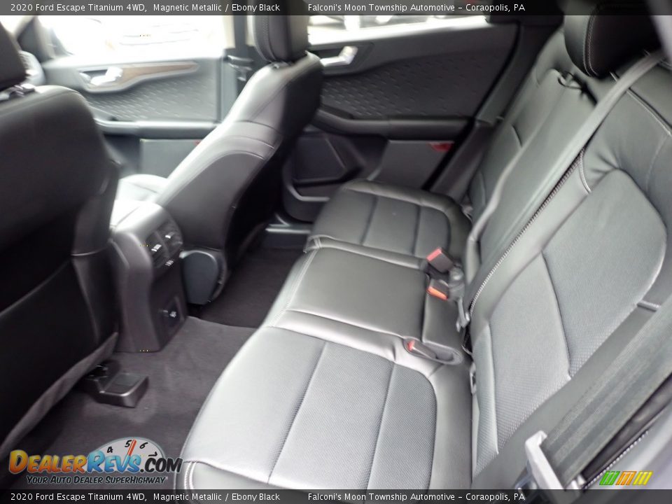 2020 Ford Escape Titanium 4WD Magnetic Metallic / Ebony Black Photo #8