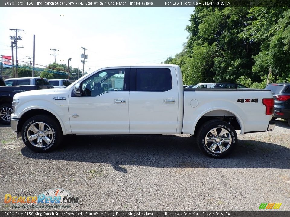 2020 Ford F150 King Ranch SuperCrew 4x4 Star White / King Ranch Kingsville/Java Photo #6