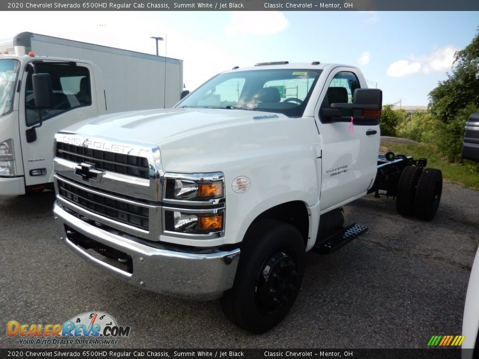 Summit White 2020 Chevrolet Silverado 6500HD Regular Cab Chassis Photo #1