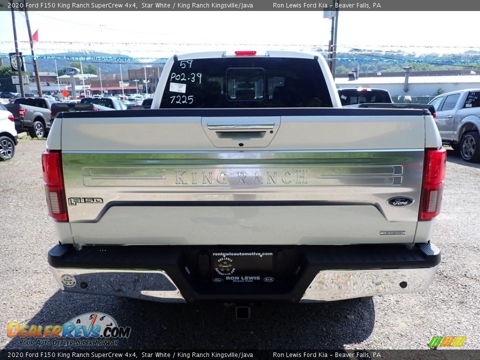 2020 Ford F150 King Ranch SuperCrew 4x4 Star White / King Ranch Kingsville/Java Photo #8