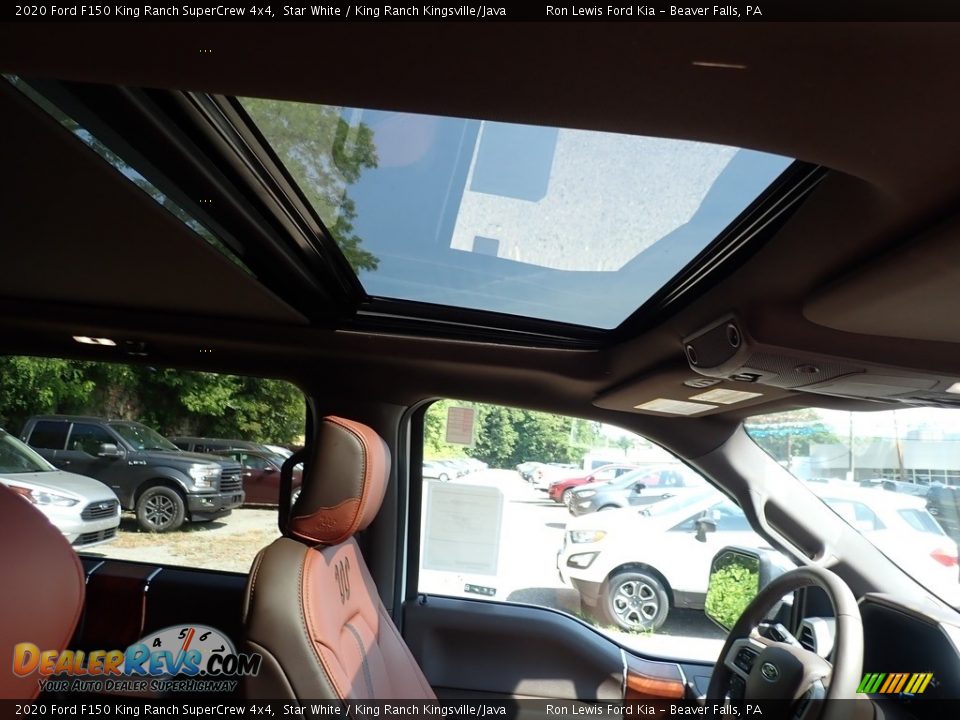 2020 Ford F150 King Ranch SuperCrew 4x4 Star White / King Ranch Kingsville/Java Photo #13