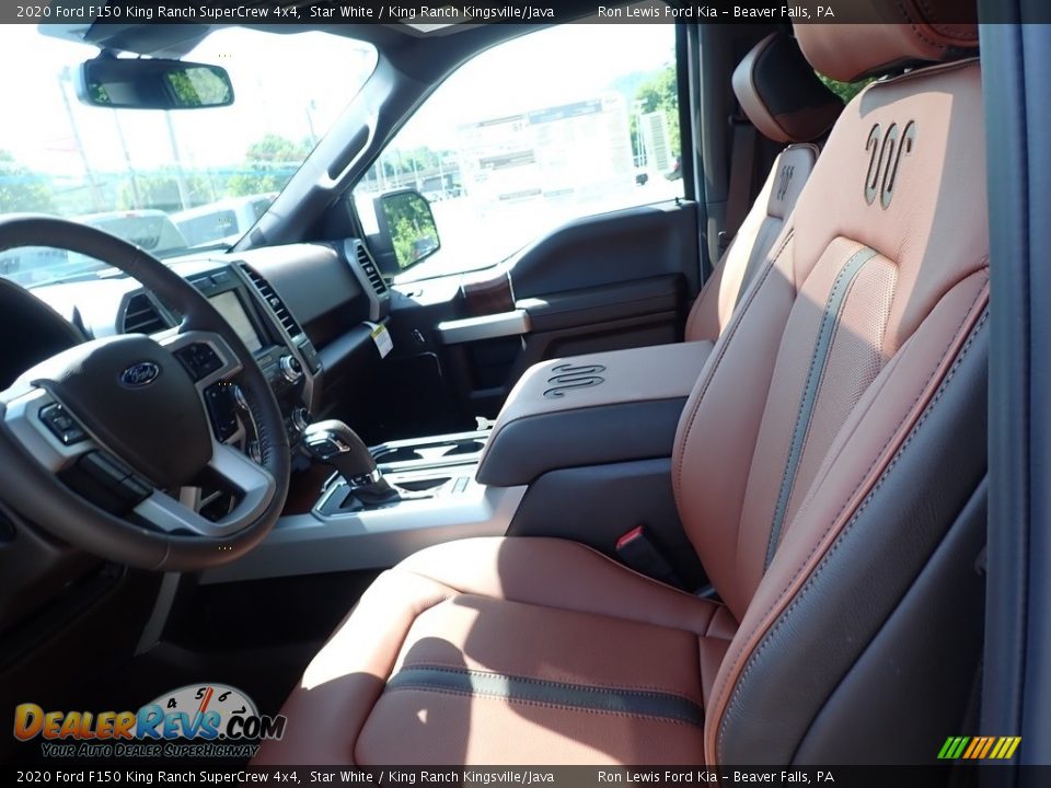 2020 Ford F150 King Ranch SuperCrew 4x4 Star White / King Ranch Kingsville/Java Photo #14
