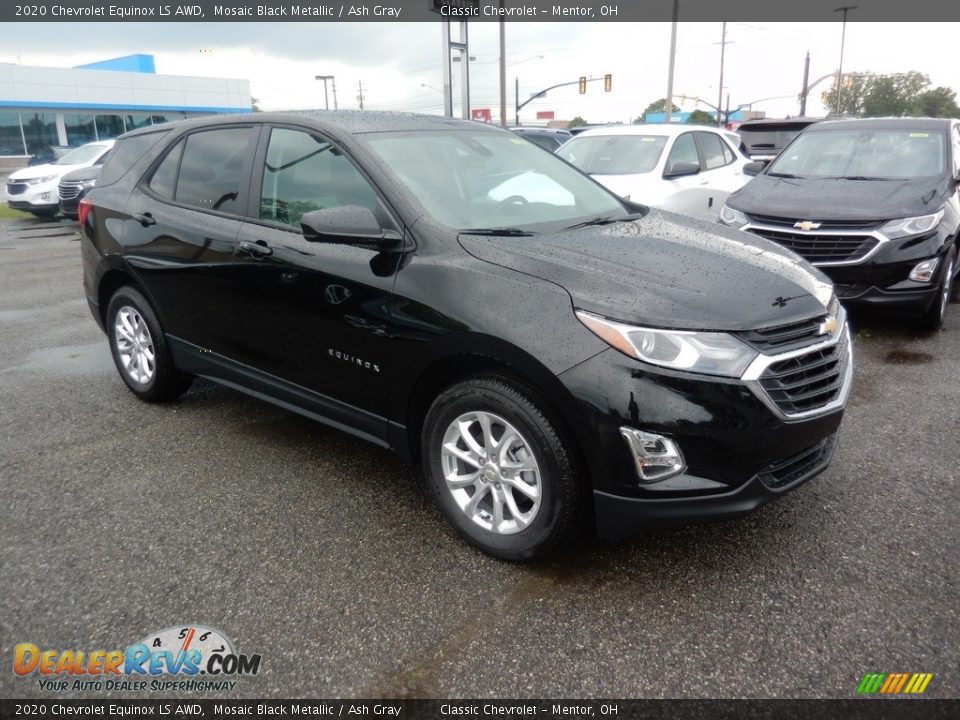 2020 Chevrolet Equinox LS AWD Mosaic Black Metallic / Ash Gray Photo #3