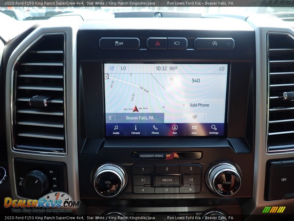 2020 Ford F150 King Ranch SuperCrew 4x4 Star White / King Ranch Kingsville/Java Photo #17