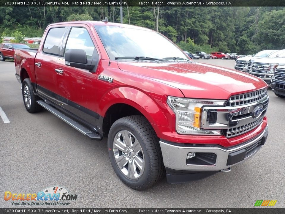 Front 3/4 View of 2020 Ford F150 XLT SuperCrew 4x4 Photo #5