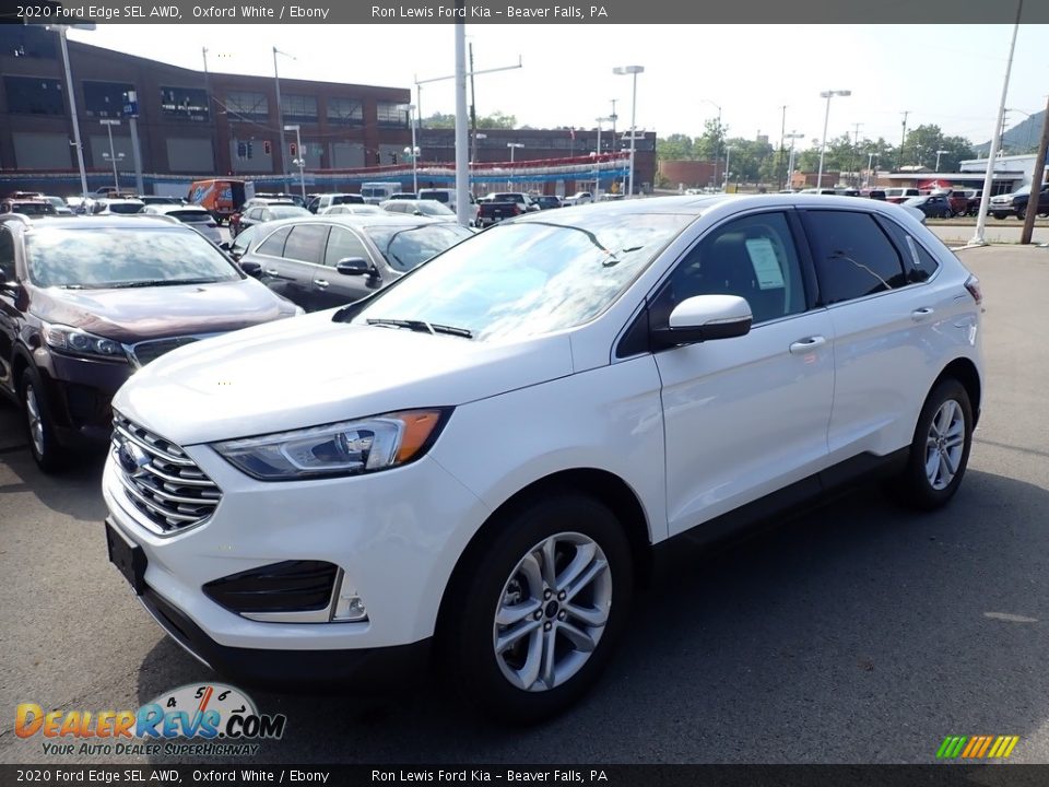 2020 Ford Edge SEL AWD Oxford White / Ebony Photo #2