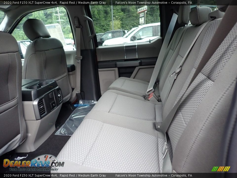 Rear Seat of 2020 Ford F150 XLT SuperCrew 4x4 Photo #8