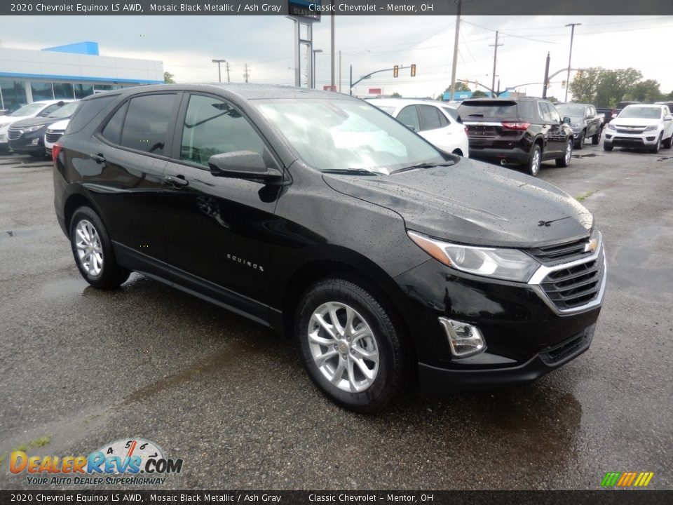 2020 Chevrolet Equinox LS AWD Mosaic Black Metallic / Ash Gray Photo #3