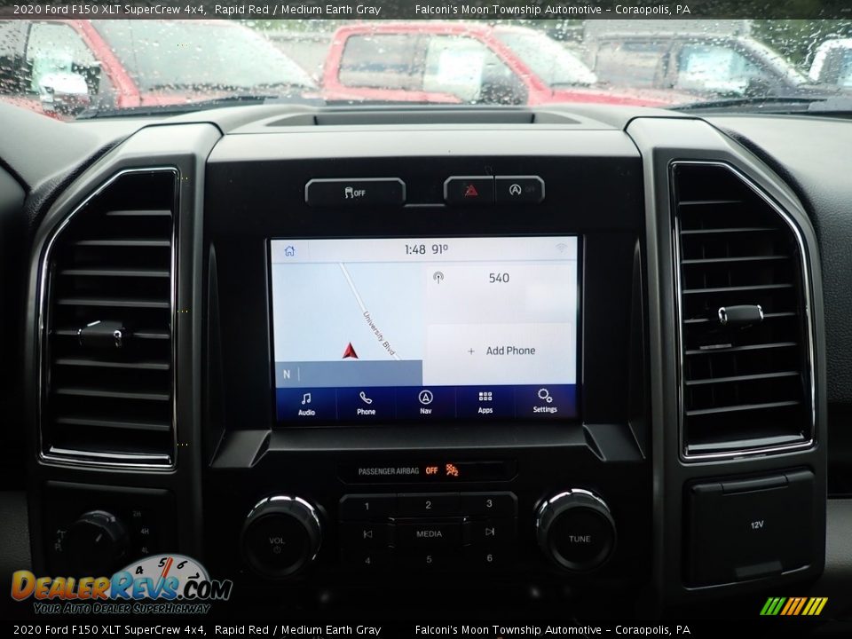 2020 Ford F150 XLT SuperCrew 4x4 Rapid Red / Medium Earth Gray Photo #12