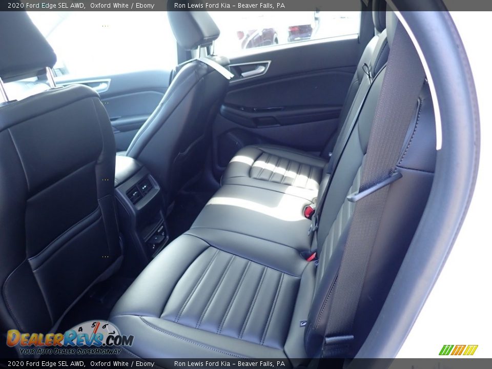 2020 Ford Edge SEL AWD Oxford White / Ebony Photo #10