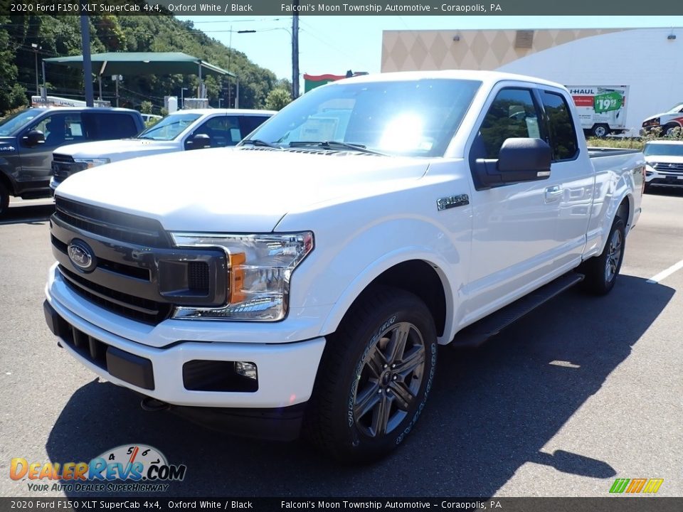 2020 Ford F150 XLT SuperCab 4x4 Oxford White / Black Photo #2
