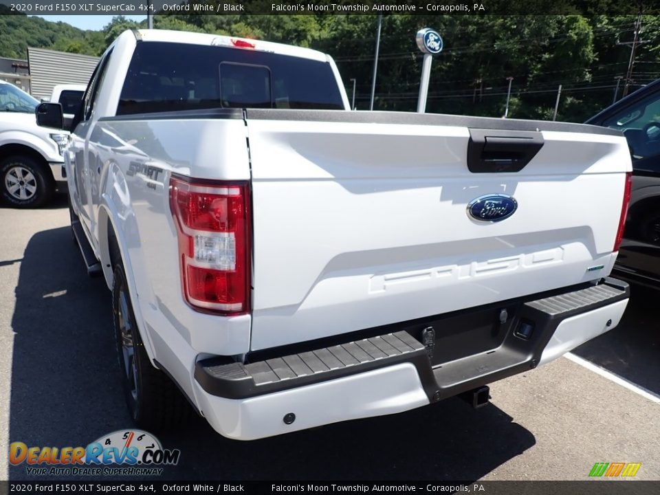 2020 Ford F150 XLT SuperCab 4x4 Oxford White / Black Photo #3