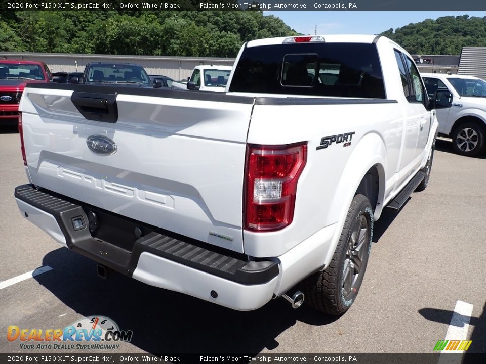 2020 Ford F150 XLT SuperCab 4x4 Oxford White / Black Photo #5