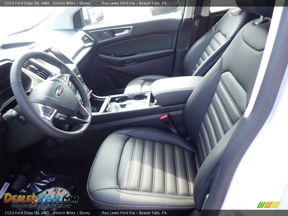 2020 Ford Edge SEL AWD Oxford White / Ebony Photo #11