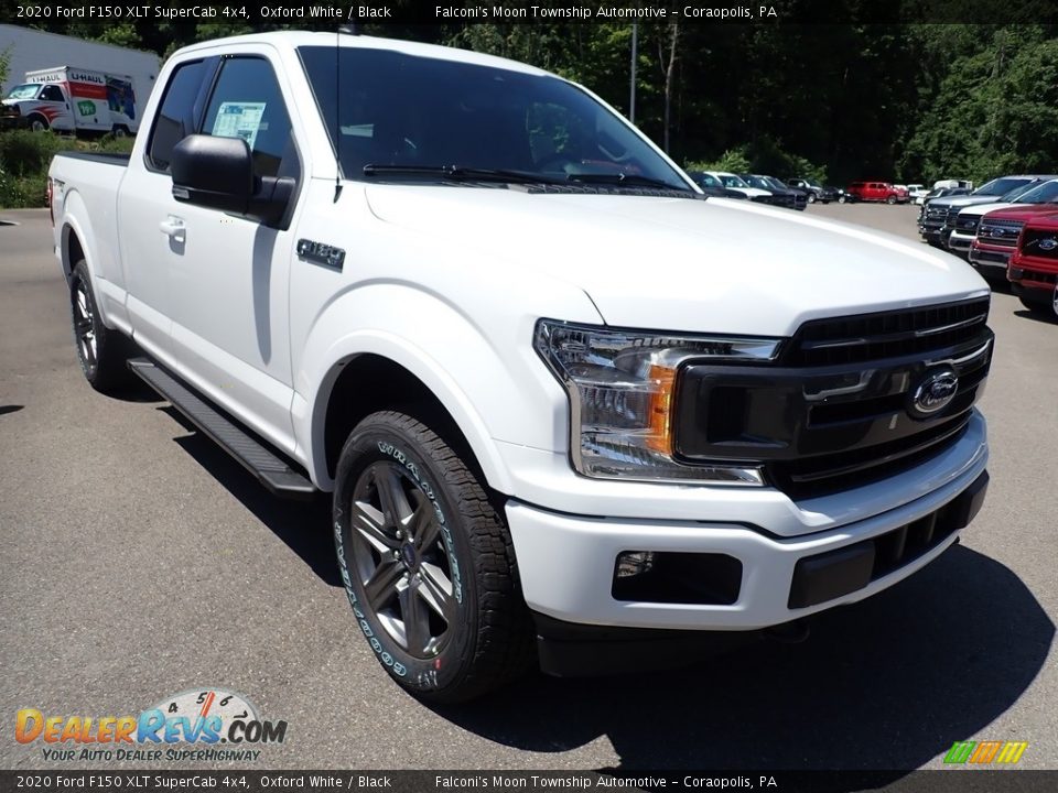 2020 Ford F150 XLT SuperCab 4x4 Oxford White / Black Photo #6