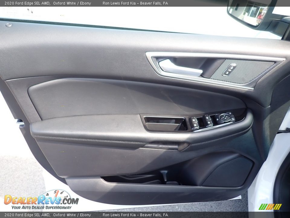 2020 Ford Edge SEL AWD Oxford White / Ebony Photo #12