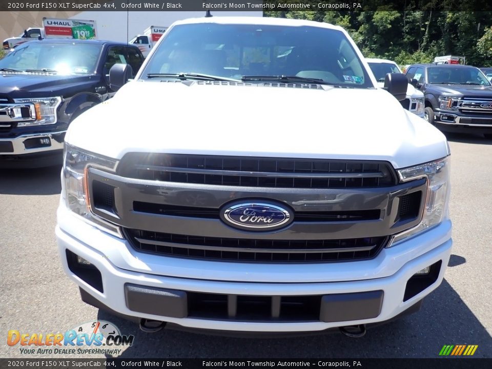 2020 Ford F150 XLT SuperCab 4x4 Oxford White / Black Photo #7