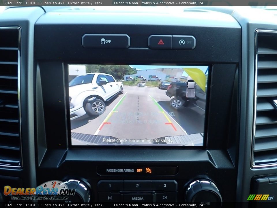 2020 Ford F150 XLT SuperCab 4x4 Oxford White / Black Photo #12