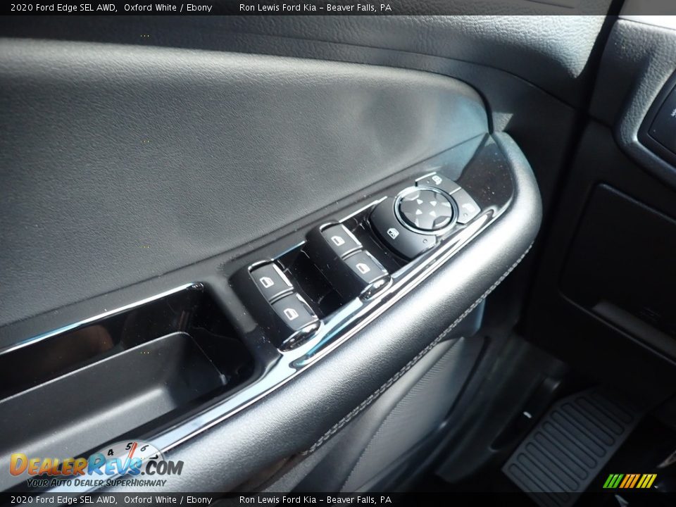 2020 Ford Edge SEL AWD Oxford White / Ebony Photo #20