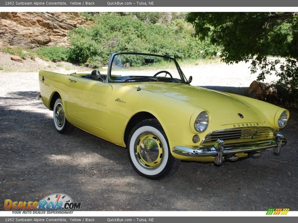 Yellow 1962 Sunbeam Alpine Convertible Photo #1