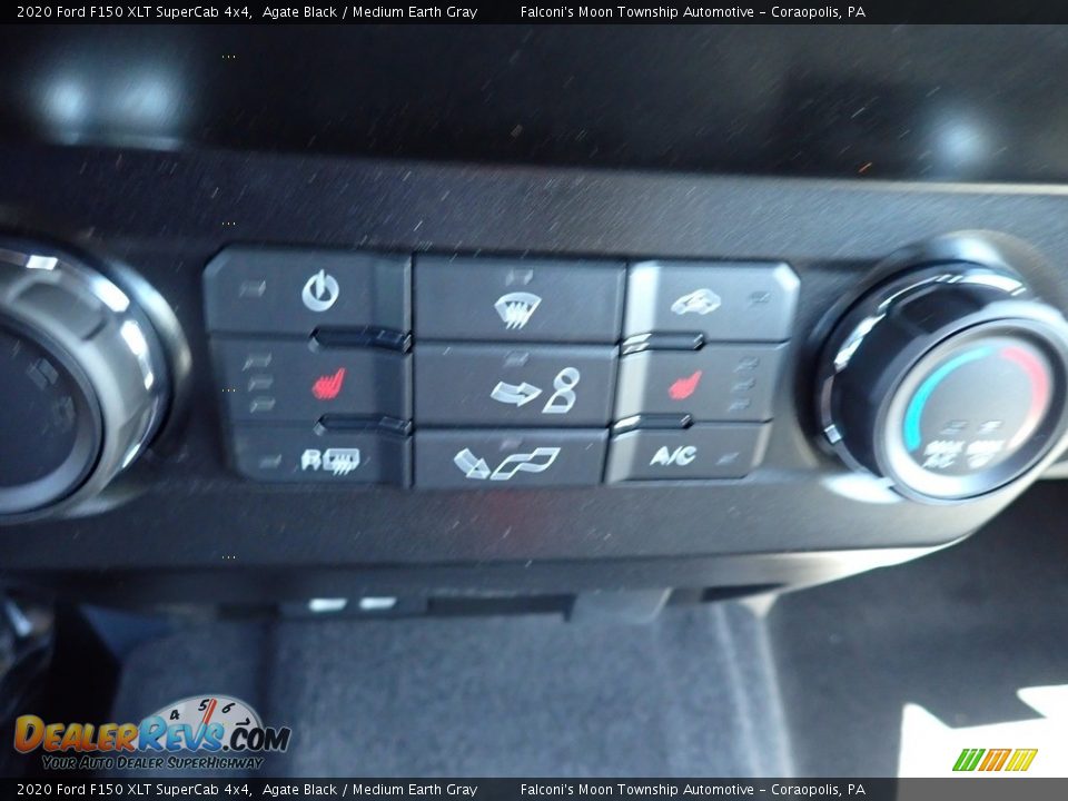 2020 Ford F150 XLT SuperCab 4x4 Agate Black / Medium Earth Gray Photo #15