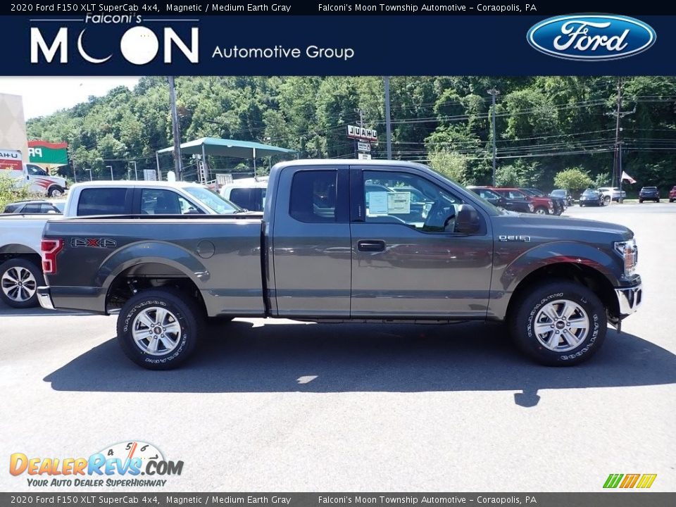 2020 Ford F150 XLT SuperCab 4x4 Magnetic / Medium Earth Gray Photo #1