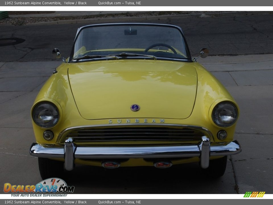 1962 Sunbeam Alpine Convertible Yellow / Black Photo #4