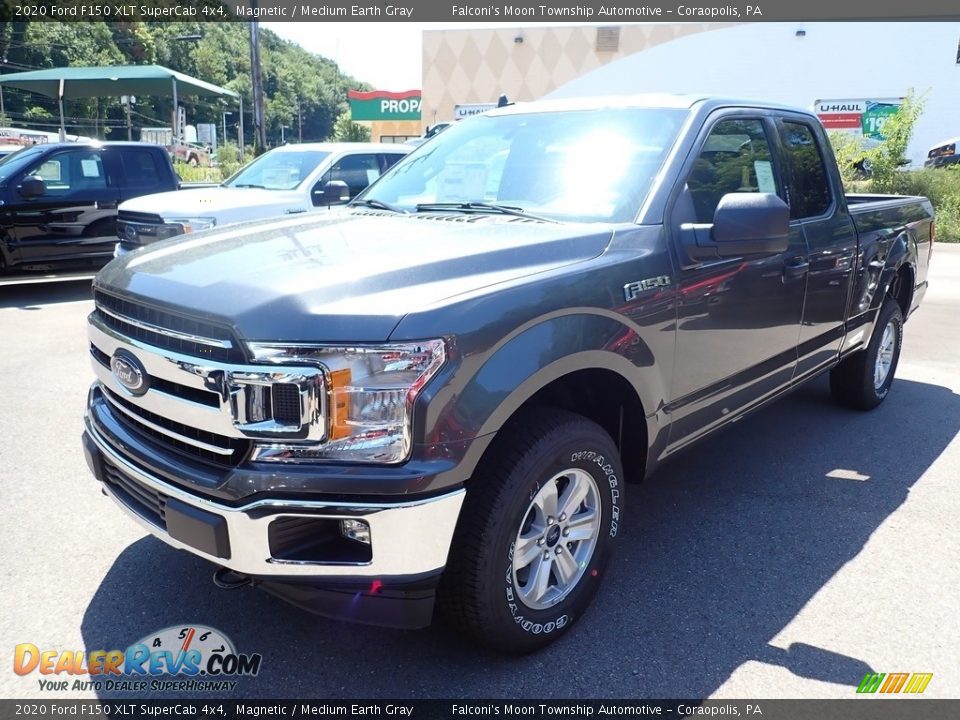 2020 Ford F150 XLT SuperCab 4x4 Magnetic / Medium Earth Gray Photo #2