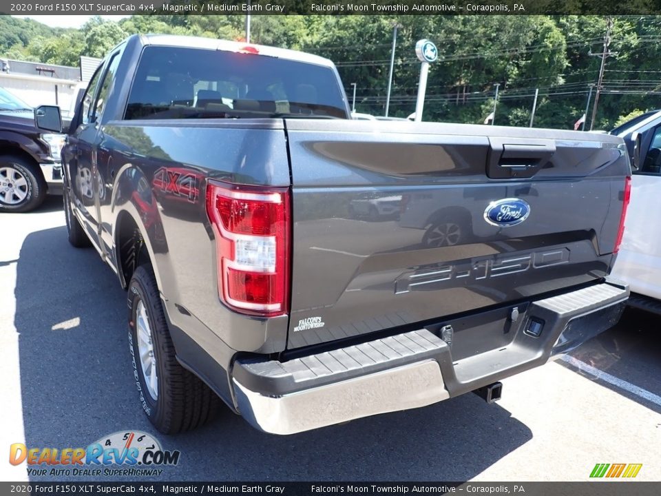 2020 Ford F150 XLT SuperCab 4x4 Magnetic / Medium Earth Gray Photo #3