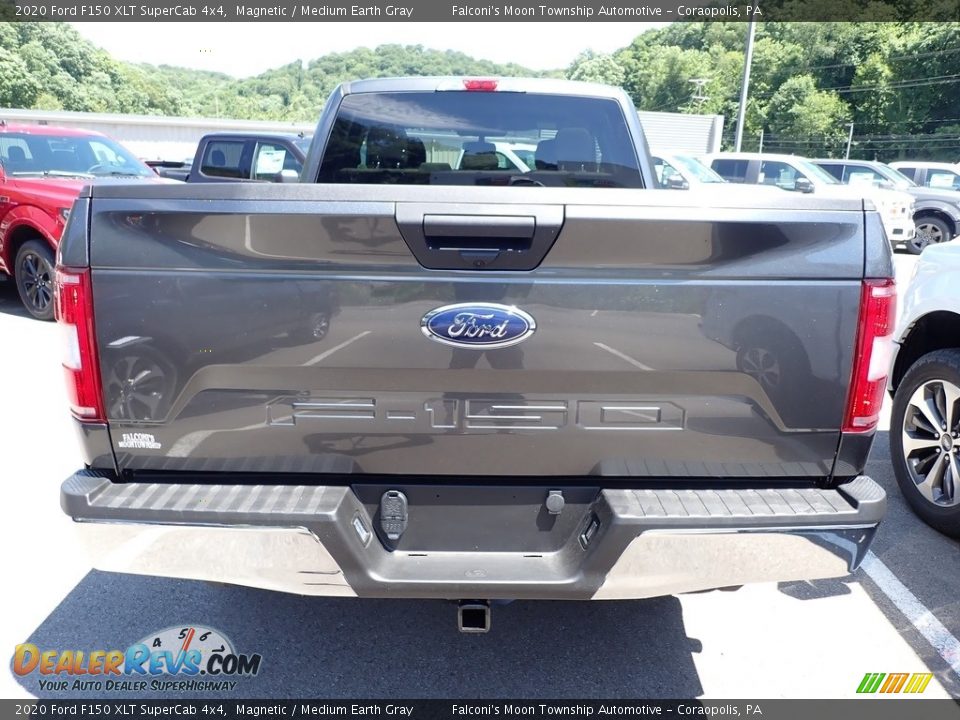 2020 Ford F150 XLT SuperCab 4x4 Magnetic / Medium Earth Gray Photo #4