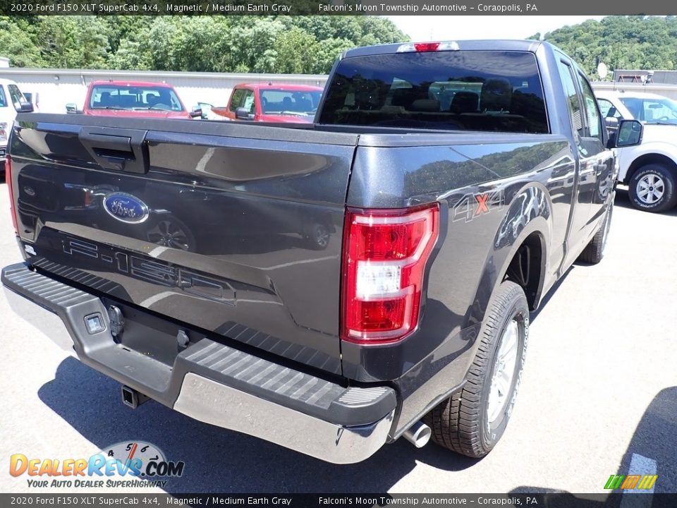 2020 Ford F150 XLT SuperCab 4x4 Magnetic / Medium Earth Gray Photo #5