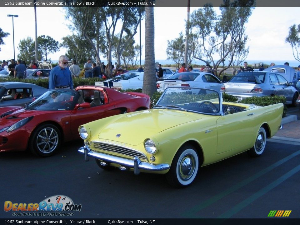 Yellow 1962 Sunbeam Alpine Convertible Photo #8