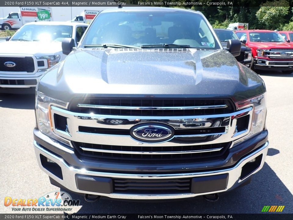2020 Ford F150 XLT SuperCab 4x4 Magnetic / Medium Earth Gray Photo #7