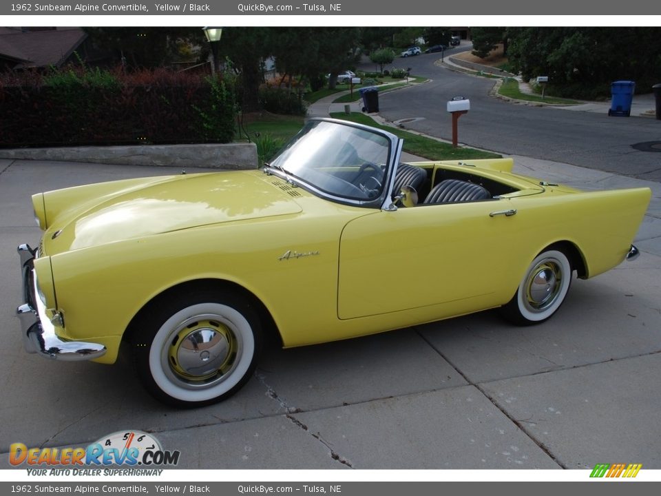 Yellow 1962 Sunbeam Alpine Convertible Photo #10