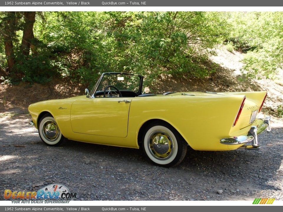 1962 Sunbeam Alpine Convertible Yellow / Black Photo #11