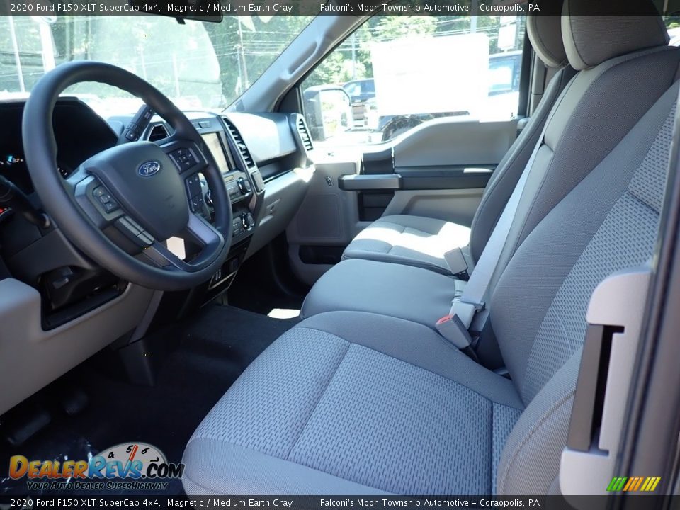 2020 Ford F150 XLT SuperCab 4x4 Magnetic / Medium Earth Gray Photo #9