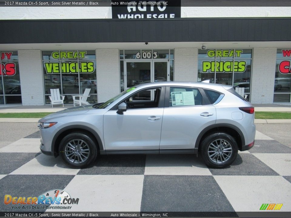 2017 Mazda CX-5 Sport Sonic Silver Metallic / Black Photo #1