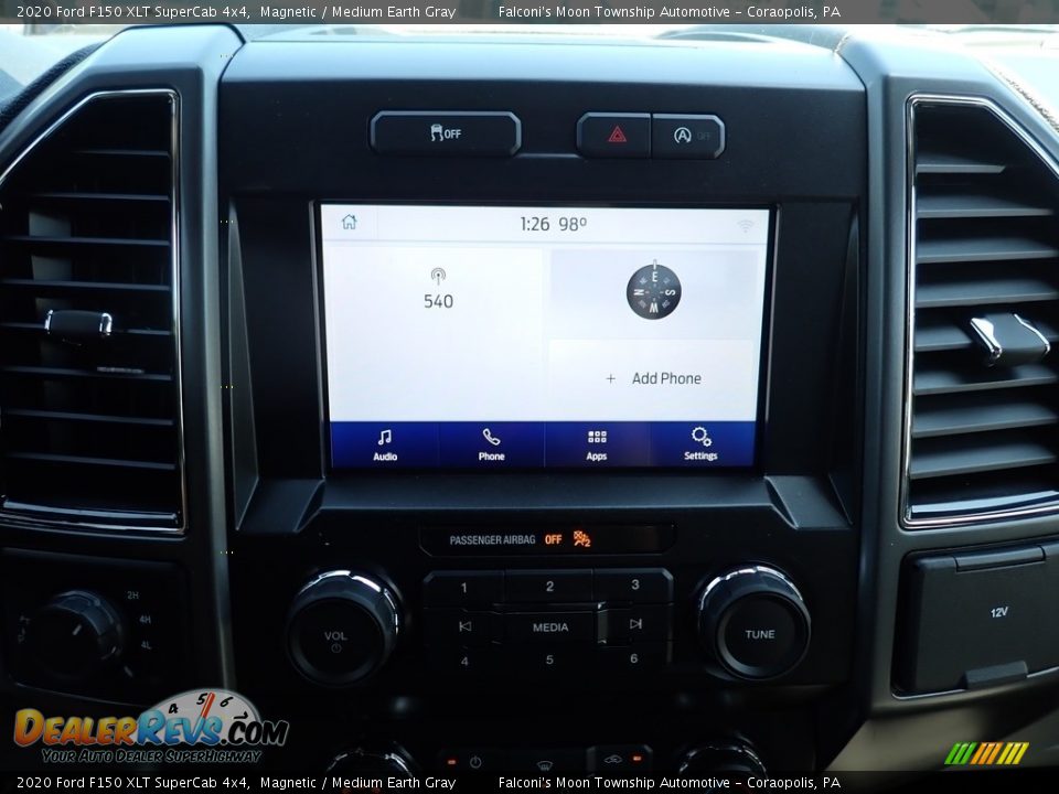 2020 Ford F150 XLT SuperCab 4x4 Magnetic / Medium Earth Gray Photo #14