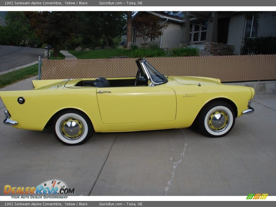 Yellow 1962 Sunbeam Alpine Convertible Photo #17