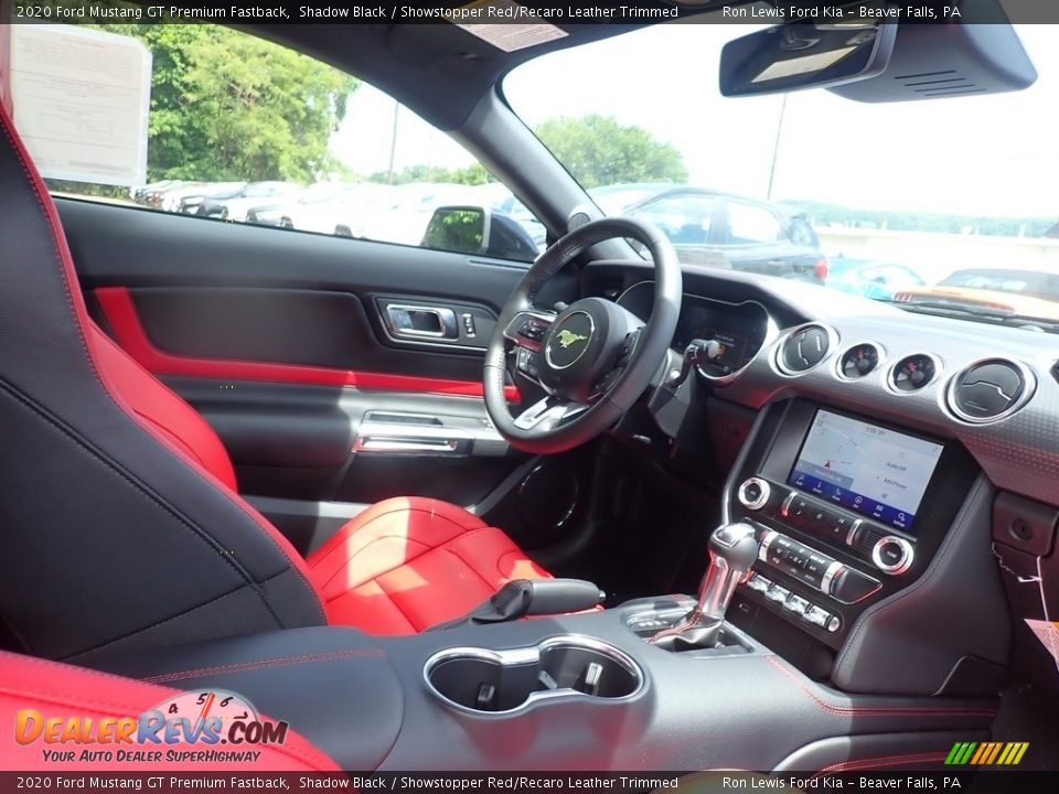 Front Seat of 2020 Ford Mustang GT Premium Fastback Photo #14