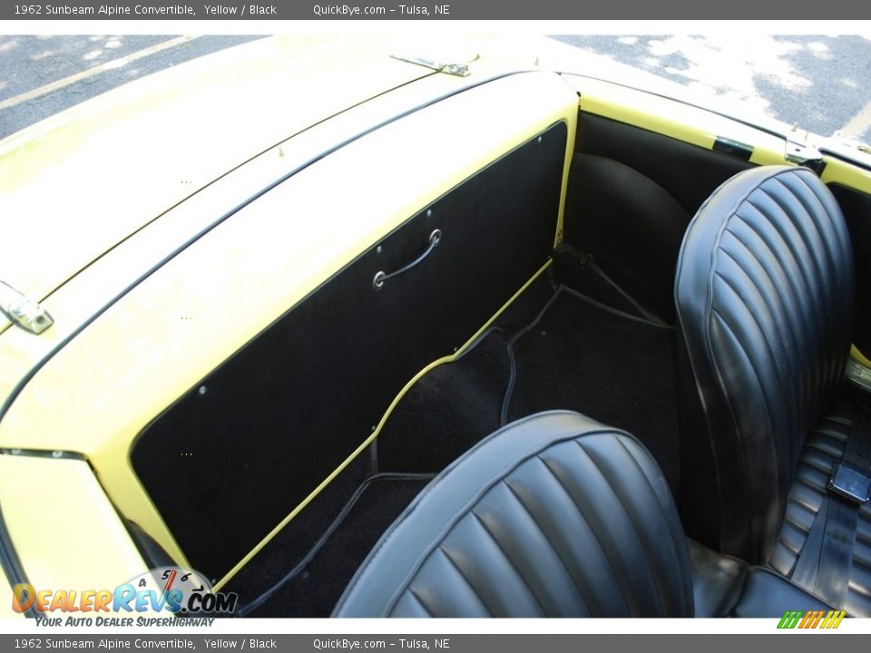 Rear Seat of 1962 Sunbeam Alpine Convertible Photo #22