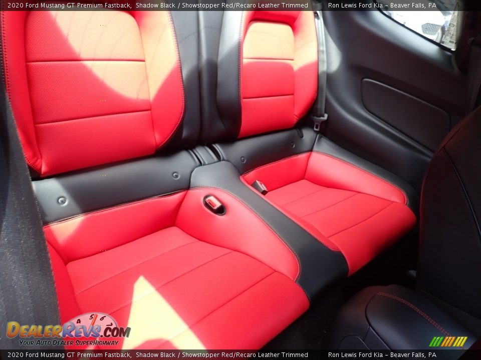 Rear Seat of 2020 Ford Mustang GT Premium Fastback Photo #15
