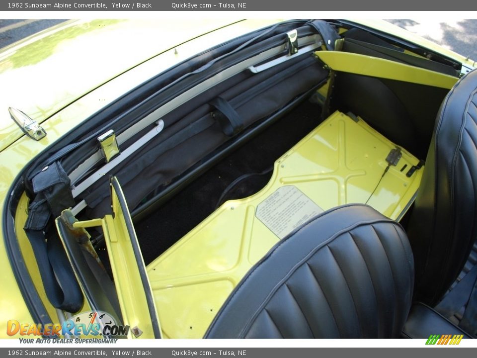 Rear Seat of 1962 Sunbeam Alpine Convertible Photo #24