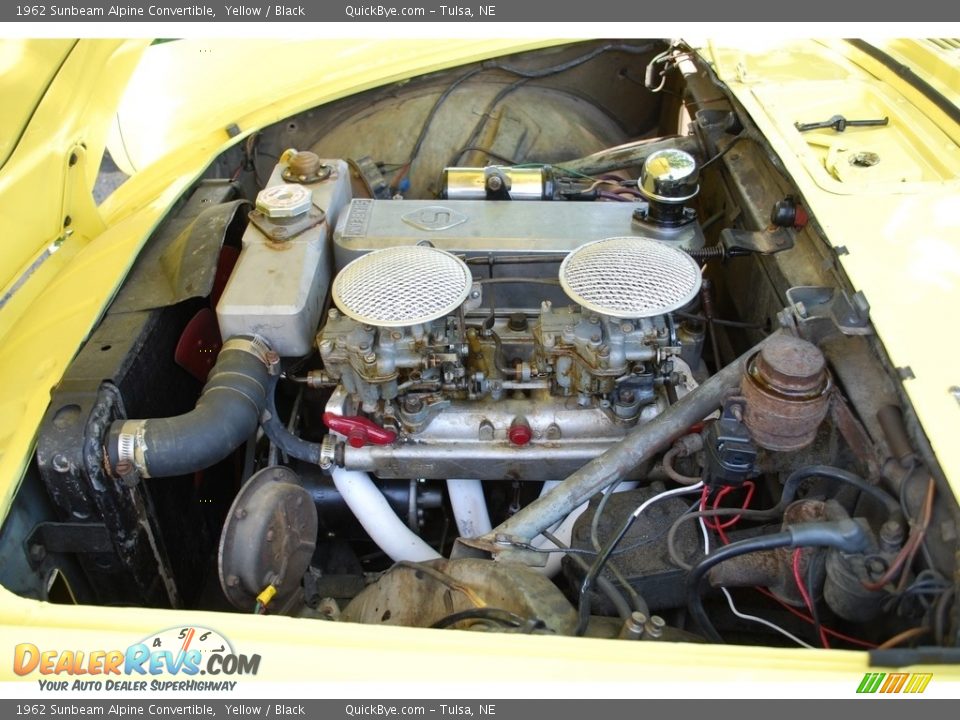 1962 Sunbeam Alpine Convertible 1.6 Liter OHV 8-Valve 4 Cylinder Engine Photo #27