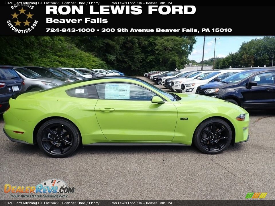 2020 Ford Mustang GT Fastback Grabber Lime / Ebony Photo #1